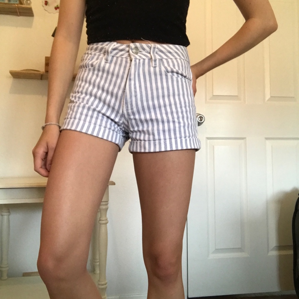 Cute striped mom shorts from PACSUN.